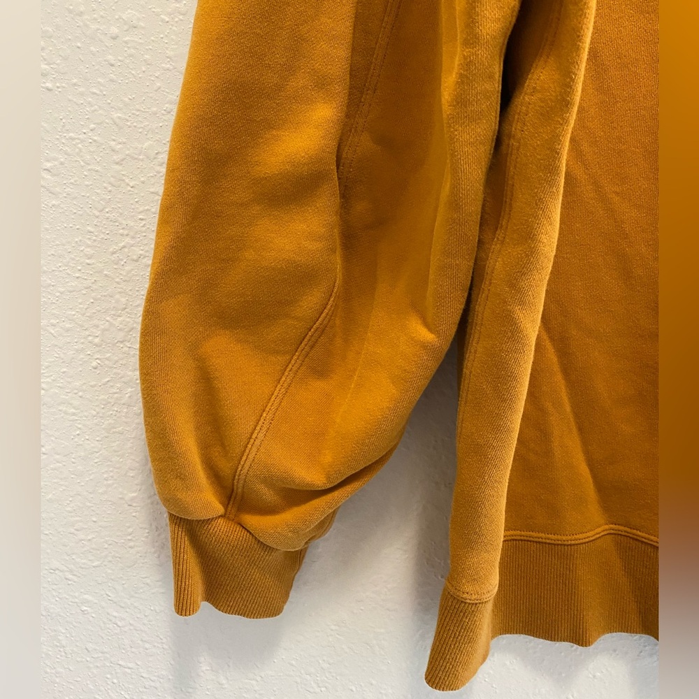 Lululemon Perfectly Oversized Retro Atheltic Crew Sweatshirt Fools Gold Cozy - Picture 9 of 10